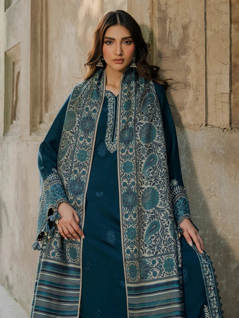 IZEL LAWN PREMIUM UNSTITCHED EMB 3PC