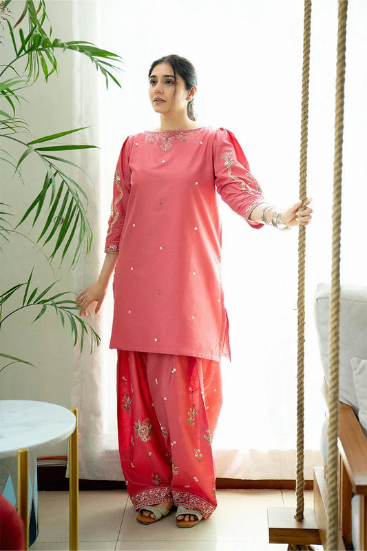 UGRE LAWN PREMIUM UNSTITCHED EMB 2PC
