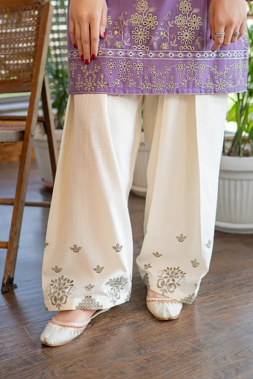 UGRE LAWN LUXURY UNSTITCHED EMB 2PC