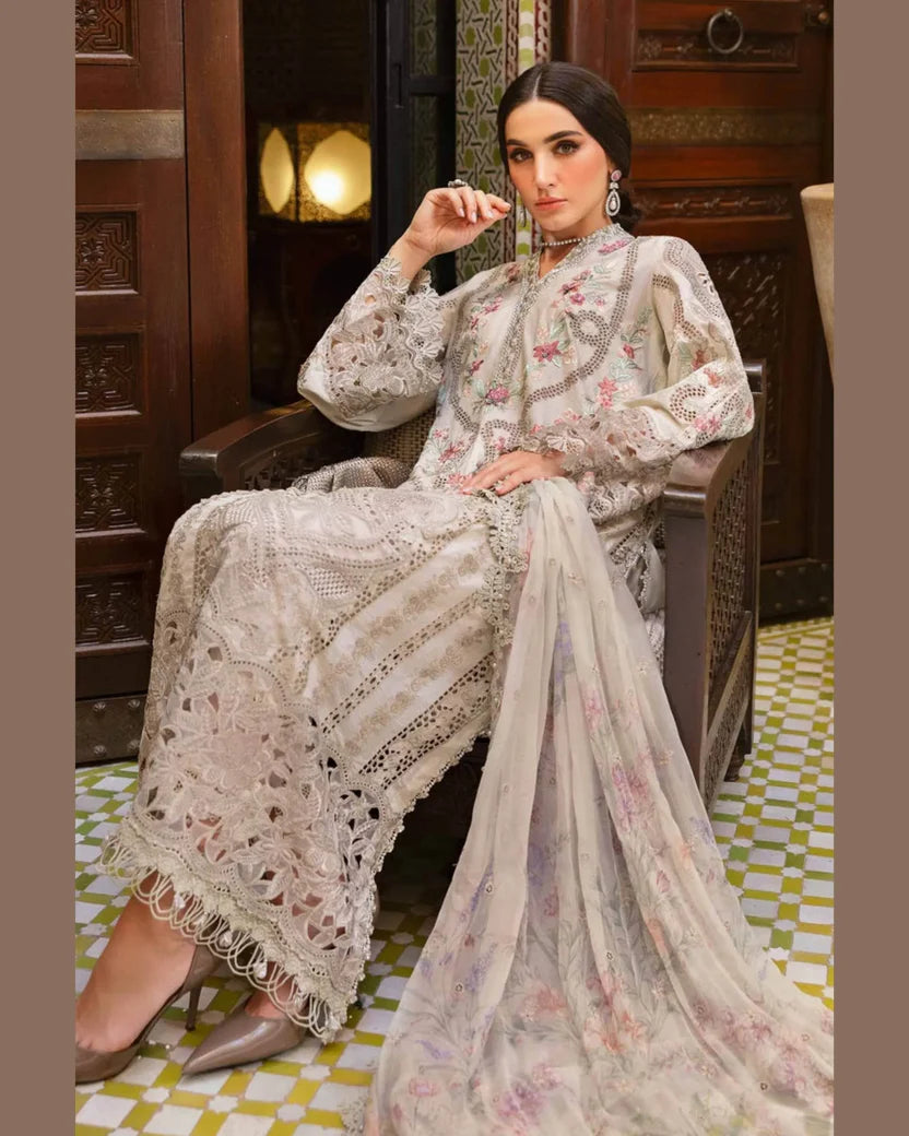 MARIA.B LAWN UNSTITCH EMB 3PC (14-B)