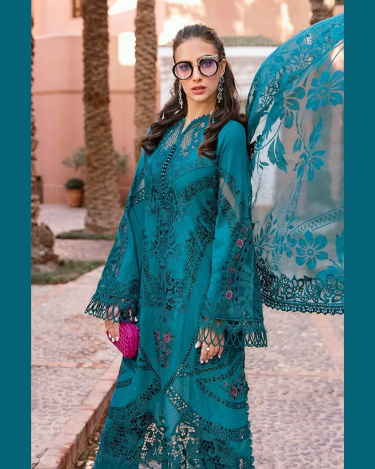 MARIA.B LAWN UNSTITCHED EMB 3PC