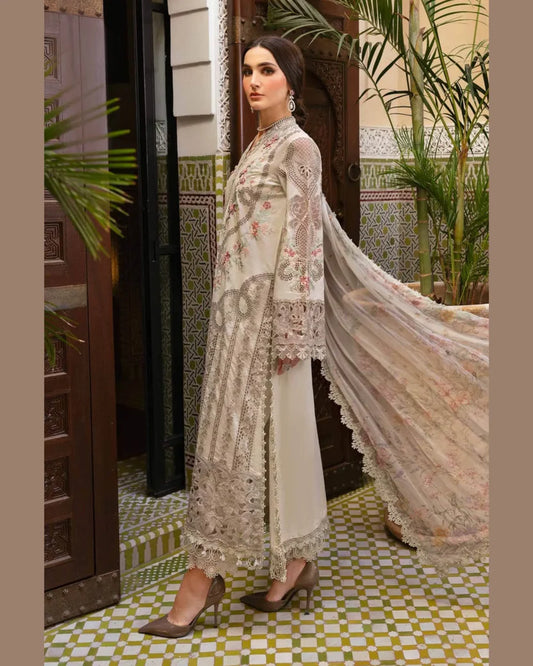 MARIA.B LAWN UNSTITCH EMB 3PC (14-B)