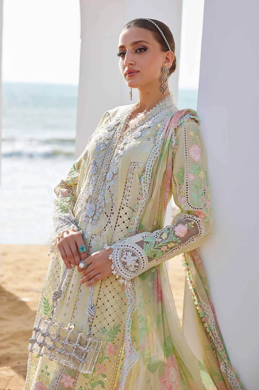 MARIA.B LUXURY UNSTITCH EMB 3PC EID LAWN EL-D4-25