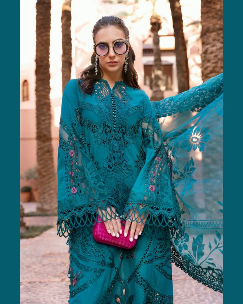 MARIA.B LAWN UNSTITCHED EMB 3PC