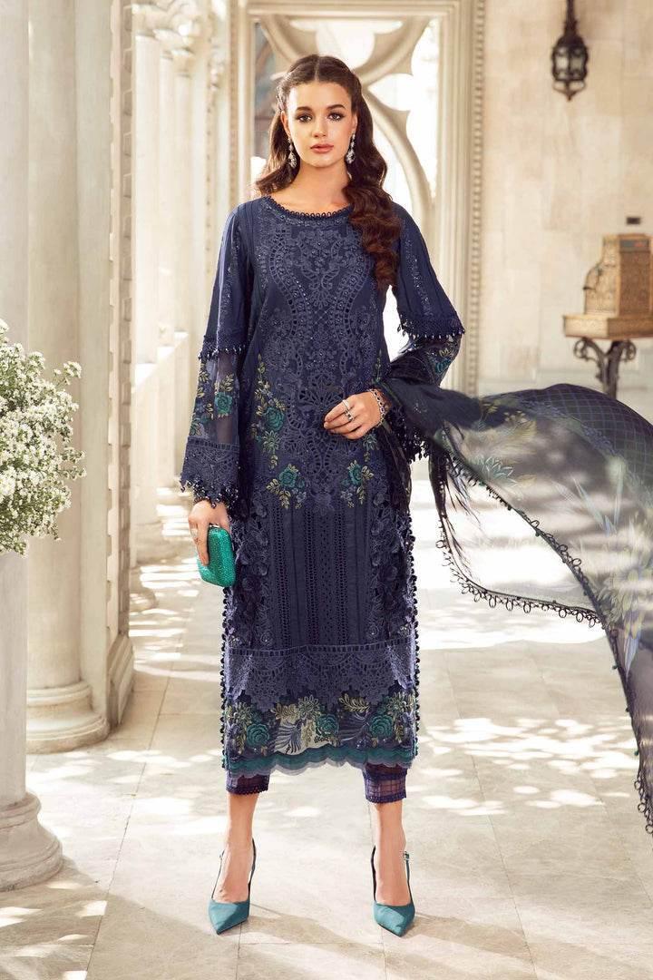 MARIA.B UNSTITCH EMB 3PC EID LAWN (24-0-D9)