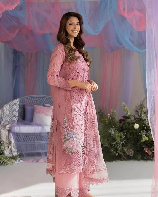 SOBIA NAZIR LAWN UNSTITCHED EMB 3PC