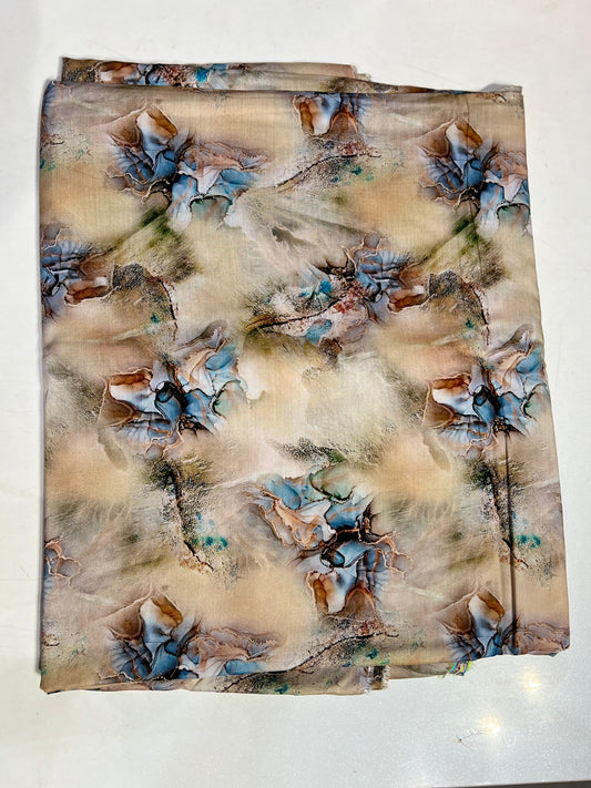 Unstitched Stone Linen Two Piece