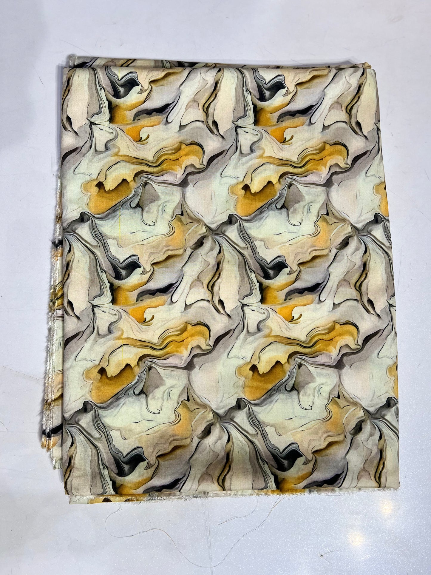 Unstitched Stone Linen Two Piece