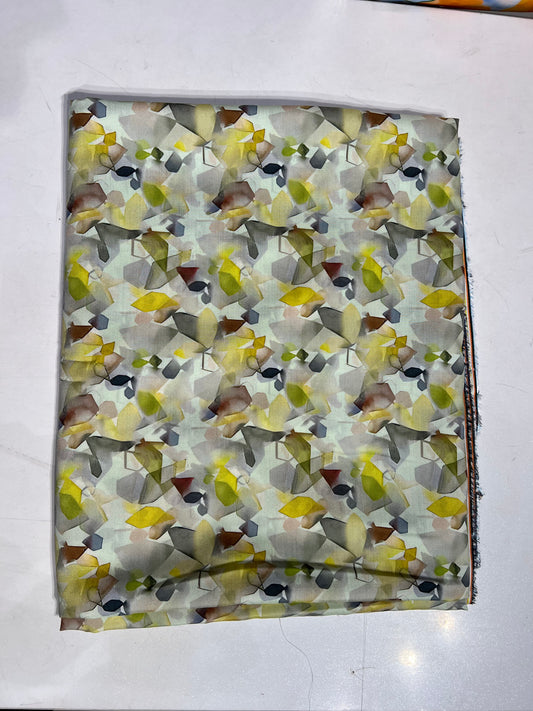 Unstitched Stone Linen Two Piece