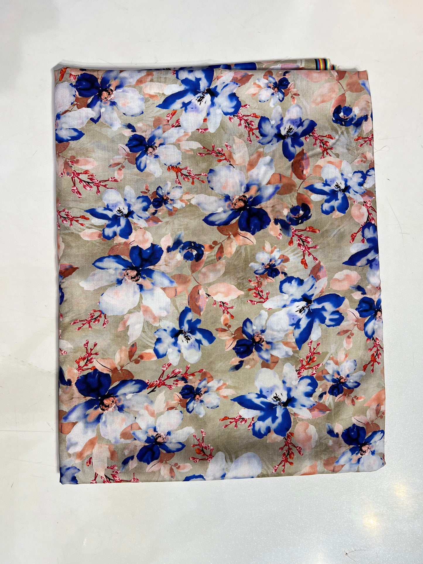 Unstitched Stone Linen Two Piece