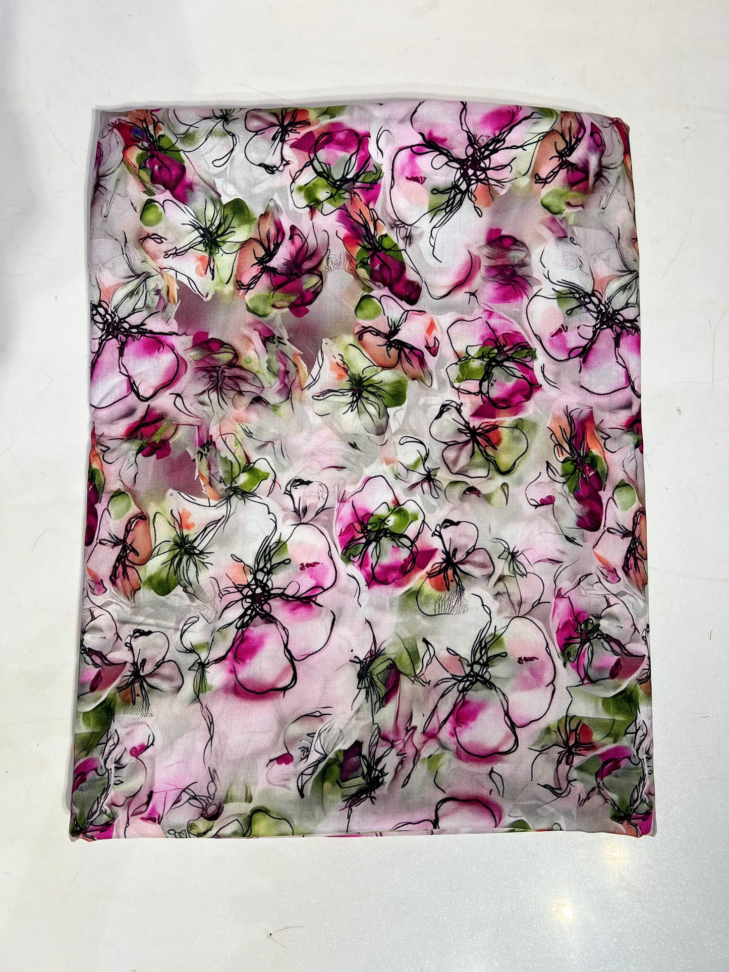 Unstitched Stone Linen Two Piece