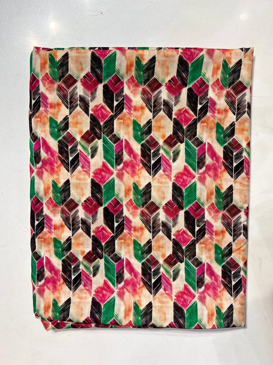 Unstitched Stone Linen Two Piece