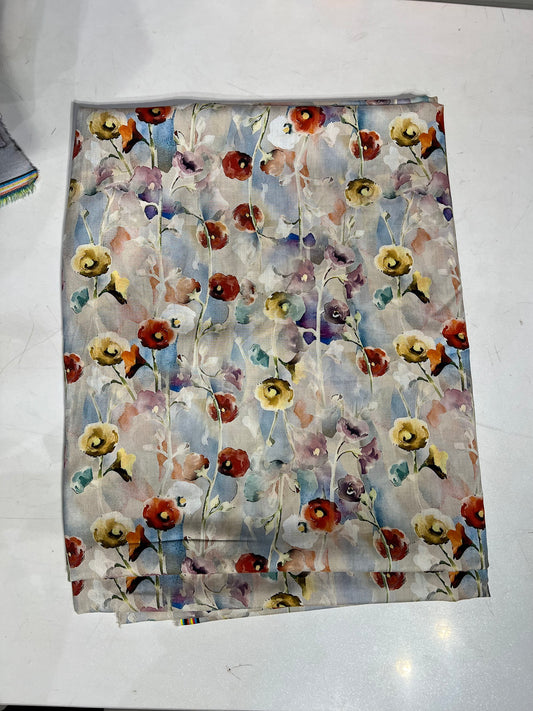 Unstitched Stone Linen Two Piece