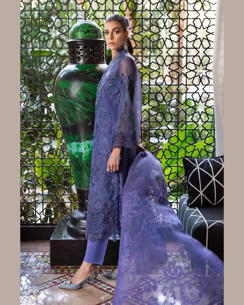 MARIA.B LAWN LUXURY UNSTITCH EMB 3PC 25’ (6-B)