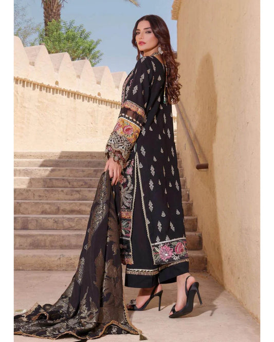ELAF LAWN LUXURY UNSTICHED EMB 3PC
