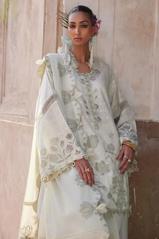 ELAN LAWN LUXURY UNSTITCHED EMB CELESTINA-A 3PC