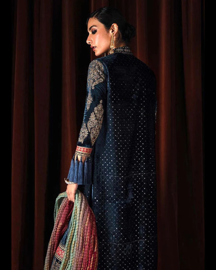 SANA SAFINAZ VELVET UNSTICH EMB 3PC