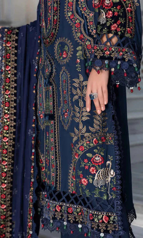 MARIA.B DHANAK PREMIUM UNSTITCHED EMB 3PC