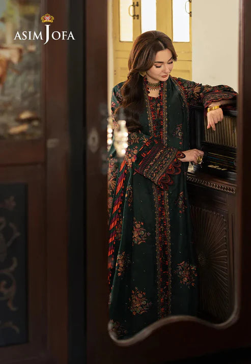ASIM JOFA DHANAK UNSTITCHED EMB 3PC