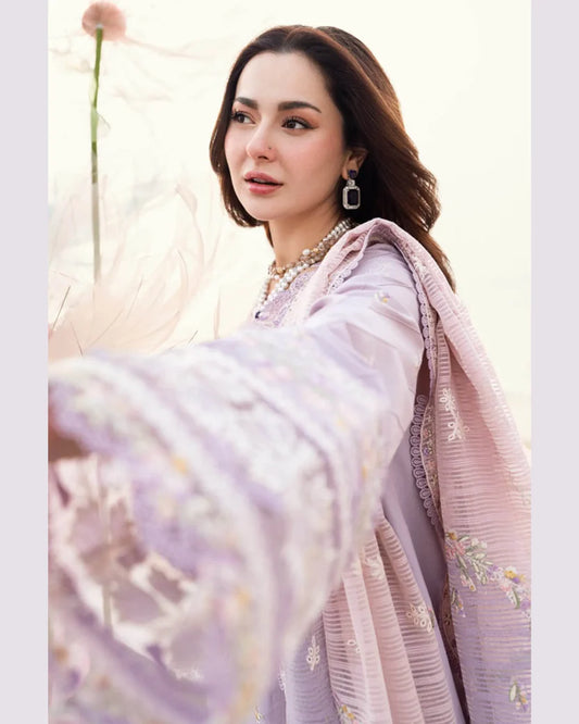 QALAMKAR LAWN UNSTITCHED EMB 3PC