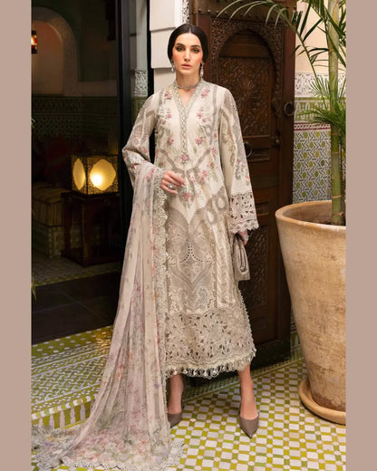 MARIA.B LAWN UNSTITCH EMB 3PC (14-B)
