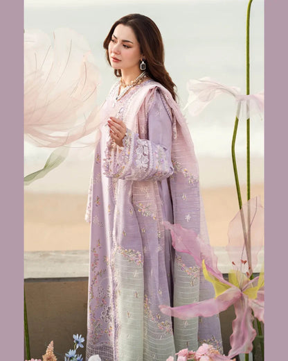 QALAMKAR LAWN UNSTITCHED EMB 3PC