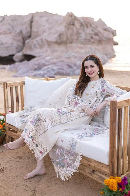 QALAMKAR LAWN UNSTITCH EMB 3PC SAHIL KINARE SELIN