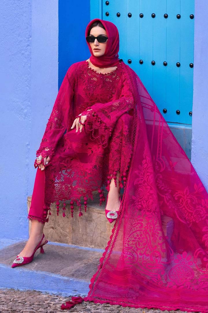 MARIA.B LAWN LUXURY UNSTITCH EMB 3PC 25’ (8-A)
