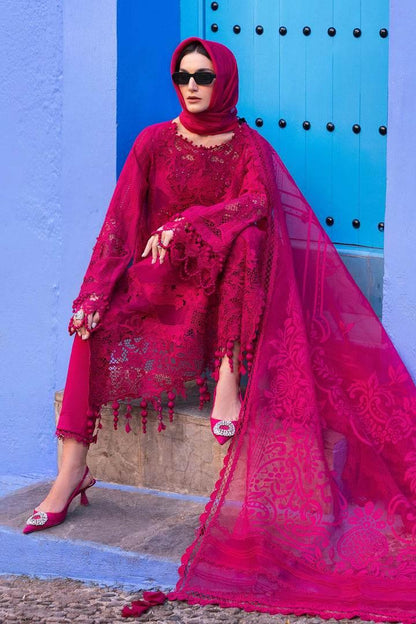 MARIA.B LAWN LUXURY UNSTITCH EMB 3PC 25’ (8-A)