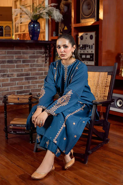 UGRE LAWN LUXURY UNSTITCHED EMB 2PC