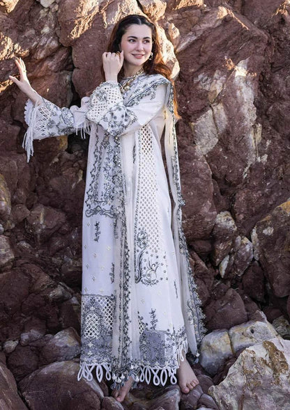 QALAMKAR LAWN UNSTITCH EMB 3PC SAHIL KINARE FIZA