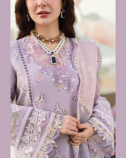 QALAMKAR LAWN UNSTITCHED EMB 3PC