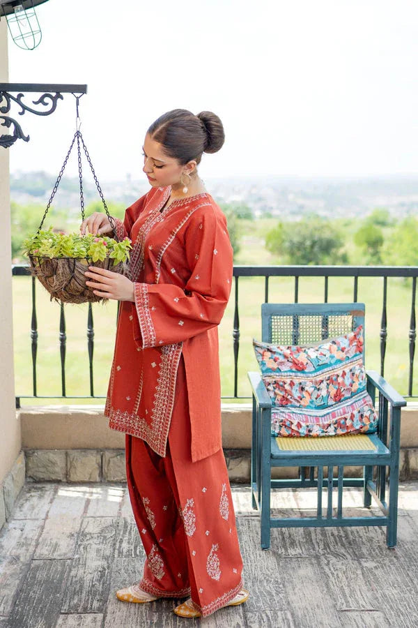 UGRE LAWN PREMIUM UNSTITCHED EMB 2PC