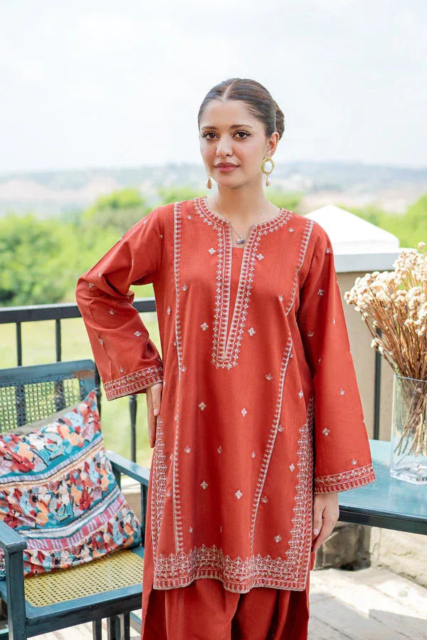 UGRE LAWN PREMIUM UNSTITCHED EMB 2PC