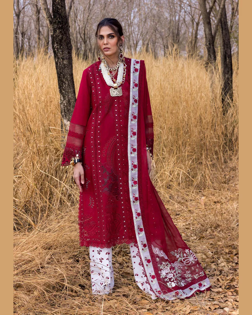 SAIRA*SHAKIRA LAWN UNSTITCHED EMB 3PC SHAMS-A