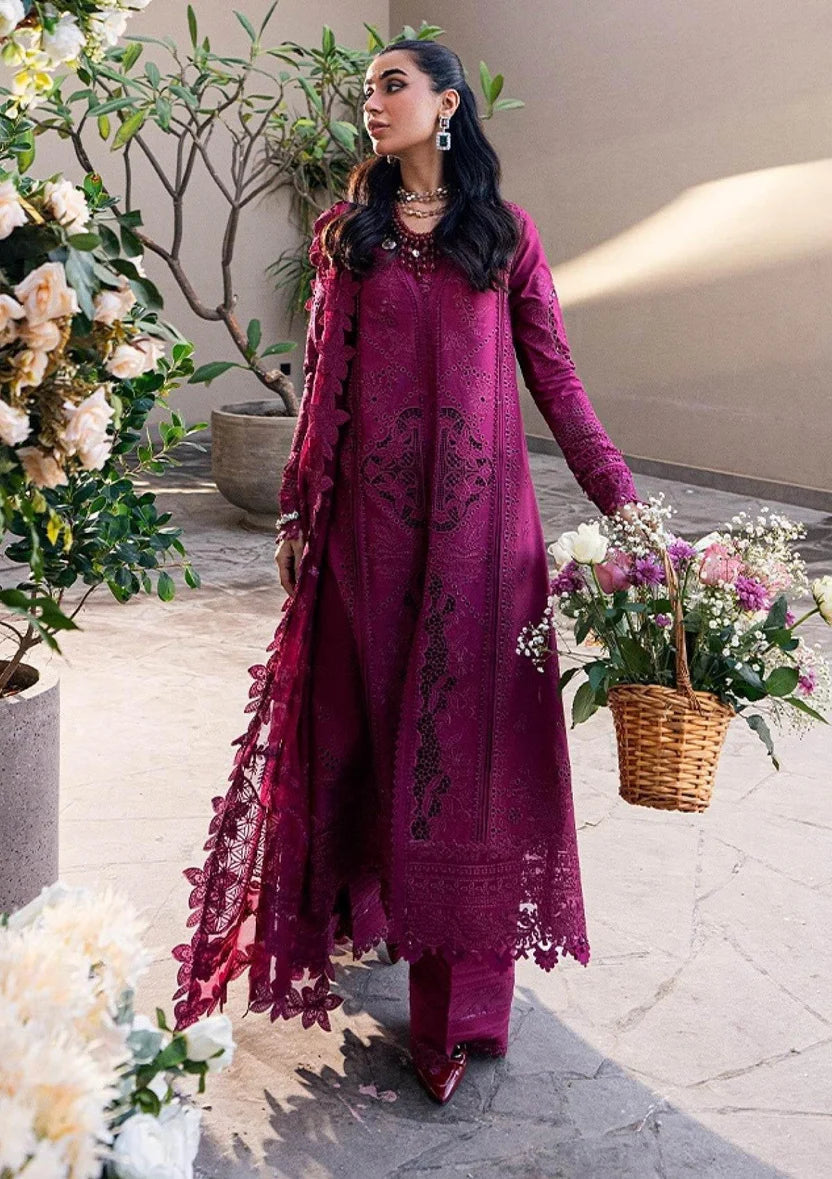 QALAMKAR LAWN UNSTITCHED EMB 3PC