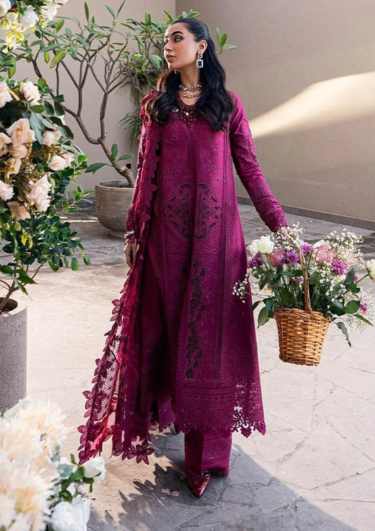 QALAMKAR LAWN UNSTITCHED EMB 3PC