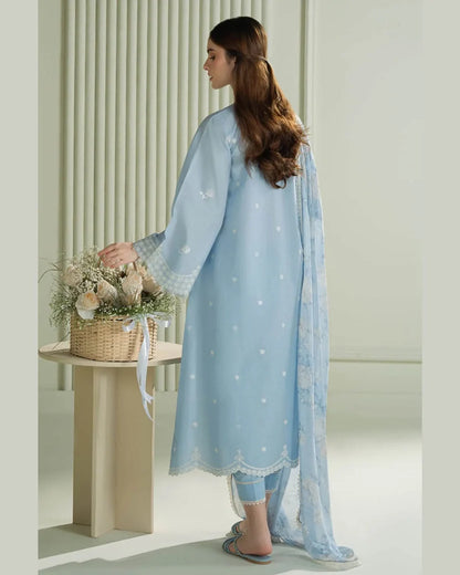 CROSS STITCH LAWN LUXURY UNSTICH EMB 3PC