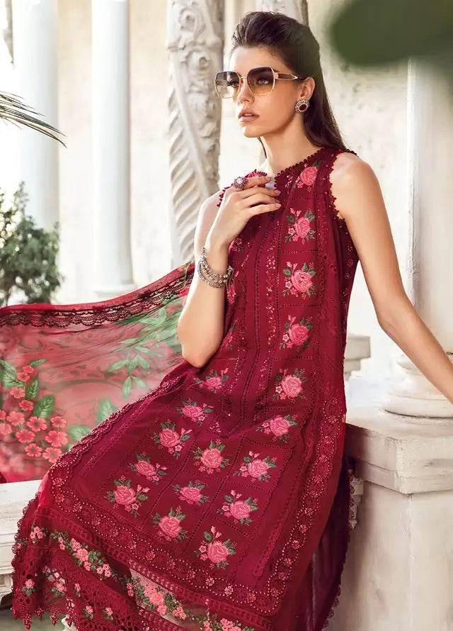 MARIA.B LAWN UNSTITCH EMB 3PC MB 24E (D-05)