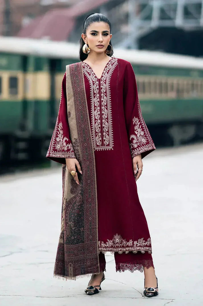 IZEL LAWN PREMIUM UNSTITCHED EMB 3PC