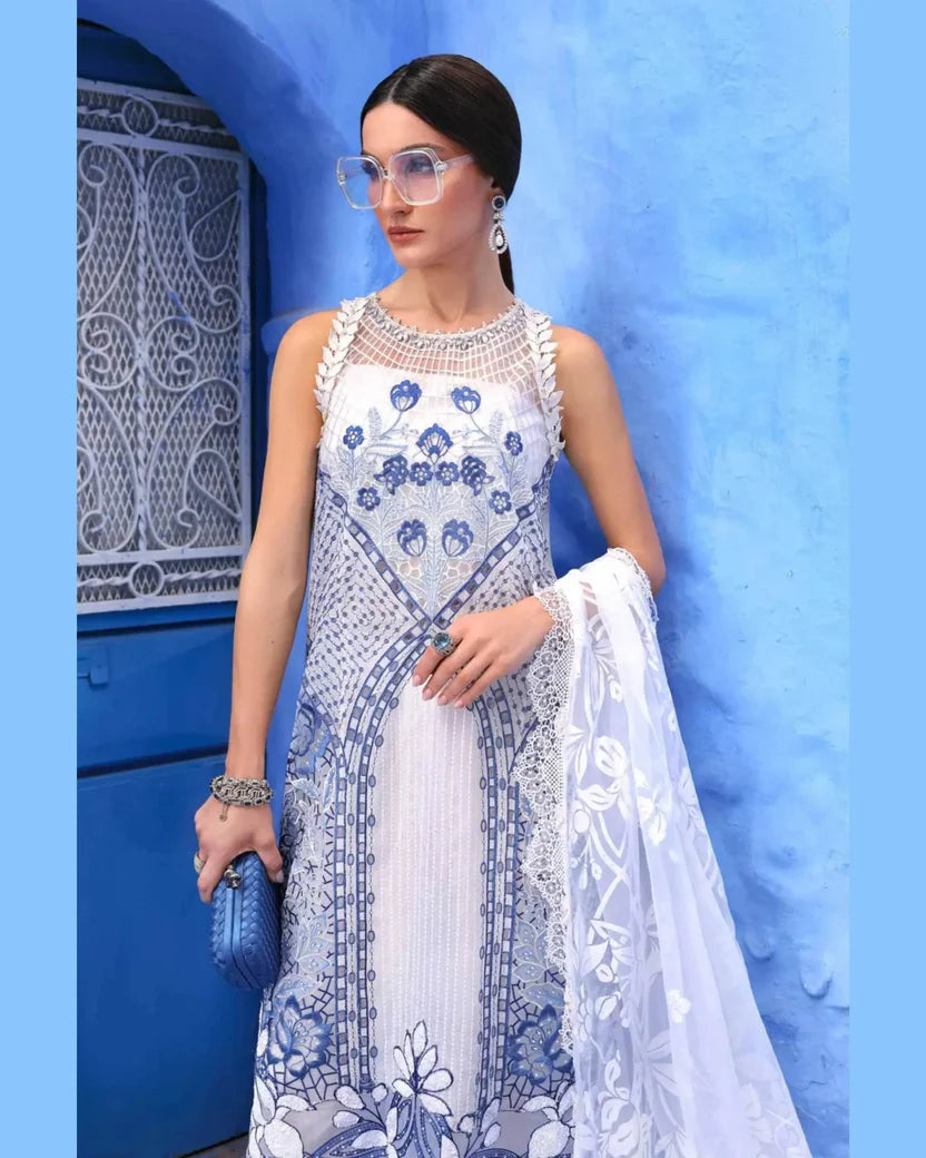MARIA.B LAWN UNSTITCHED EMB 3PC 25’ (10-A)