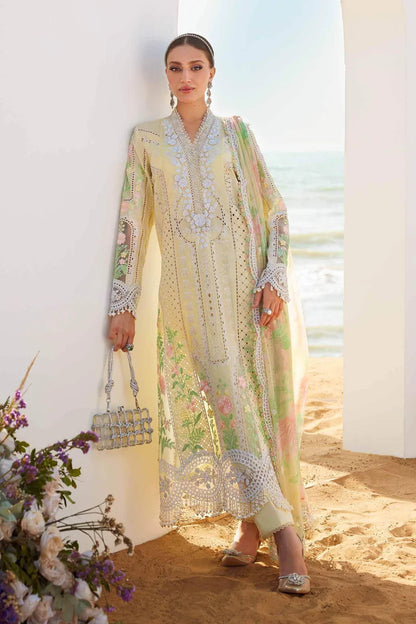 MARIA.B LUXURY UNSTITCH EMB 3PC EID LAWN EL-D4-25