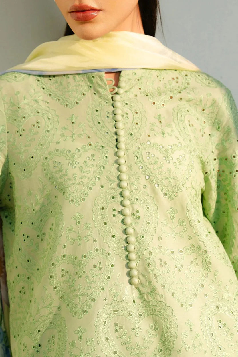 ZARA SHAHJAHAN LAWN UNSTITCHED EMB 3PC
