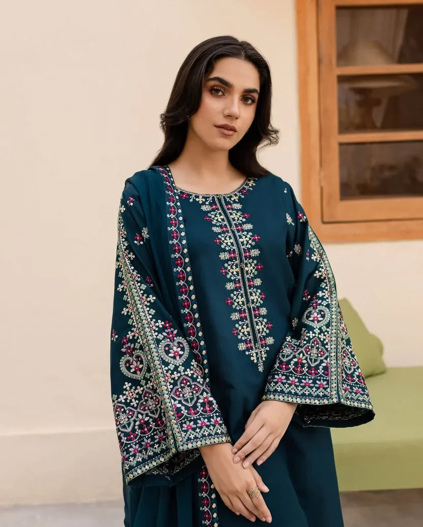 BATIK LAWN PREMIUM UNSTITCHED EMB 3PC
