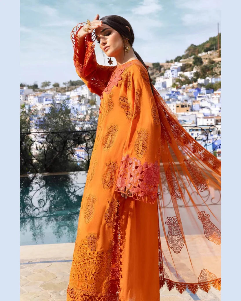 MARIA.B LAWN UNSTITCHED EMB 3PC