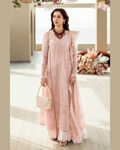 QALAMKAR LAWN UNSTITCHED EMB 3PC