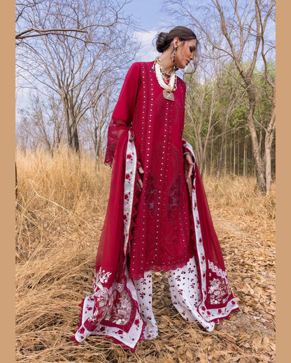 SAIRA*SHAKIRA LAWN UNSTITCHED EMB 3PC SHAMS-A