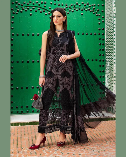 MARIA.B LAWN UNSTITCHED EMB 3PC