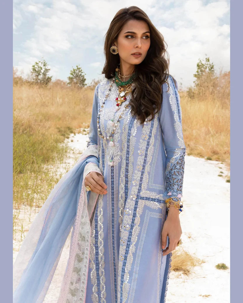 SAIRA*SHAKIRA LAWN UNSTITCHED EMB 3PC