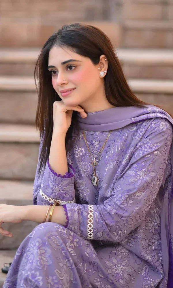 ZARA SHAHJAHAN LAWN LUXURY UNSTITCHED EMB 3PC